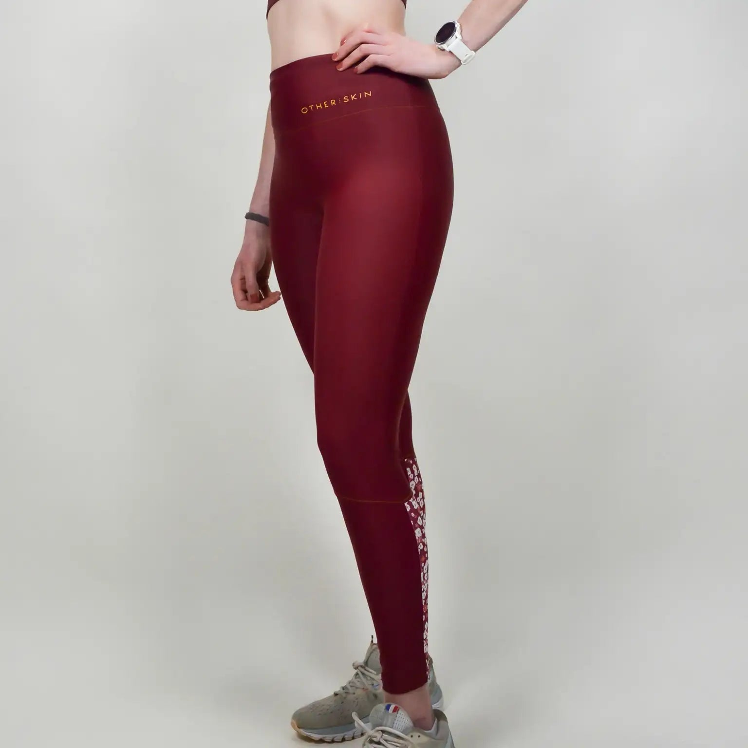 LEGGING RUNNING FEMME BORDEAUX