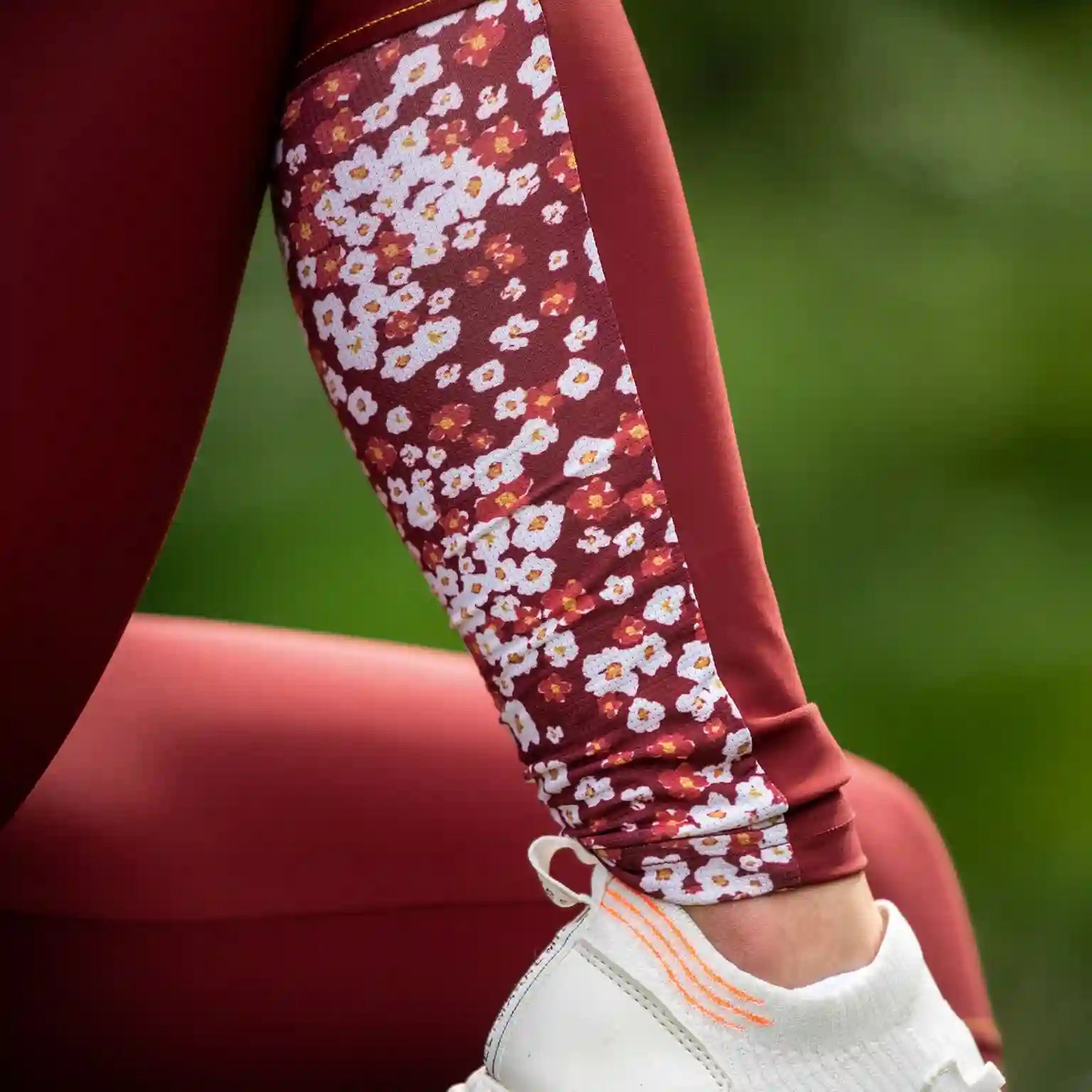 LEGGING RUNNING FEMME BORDEAUX