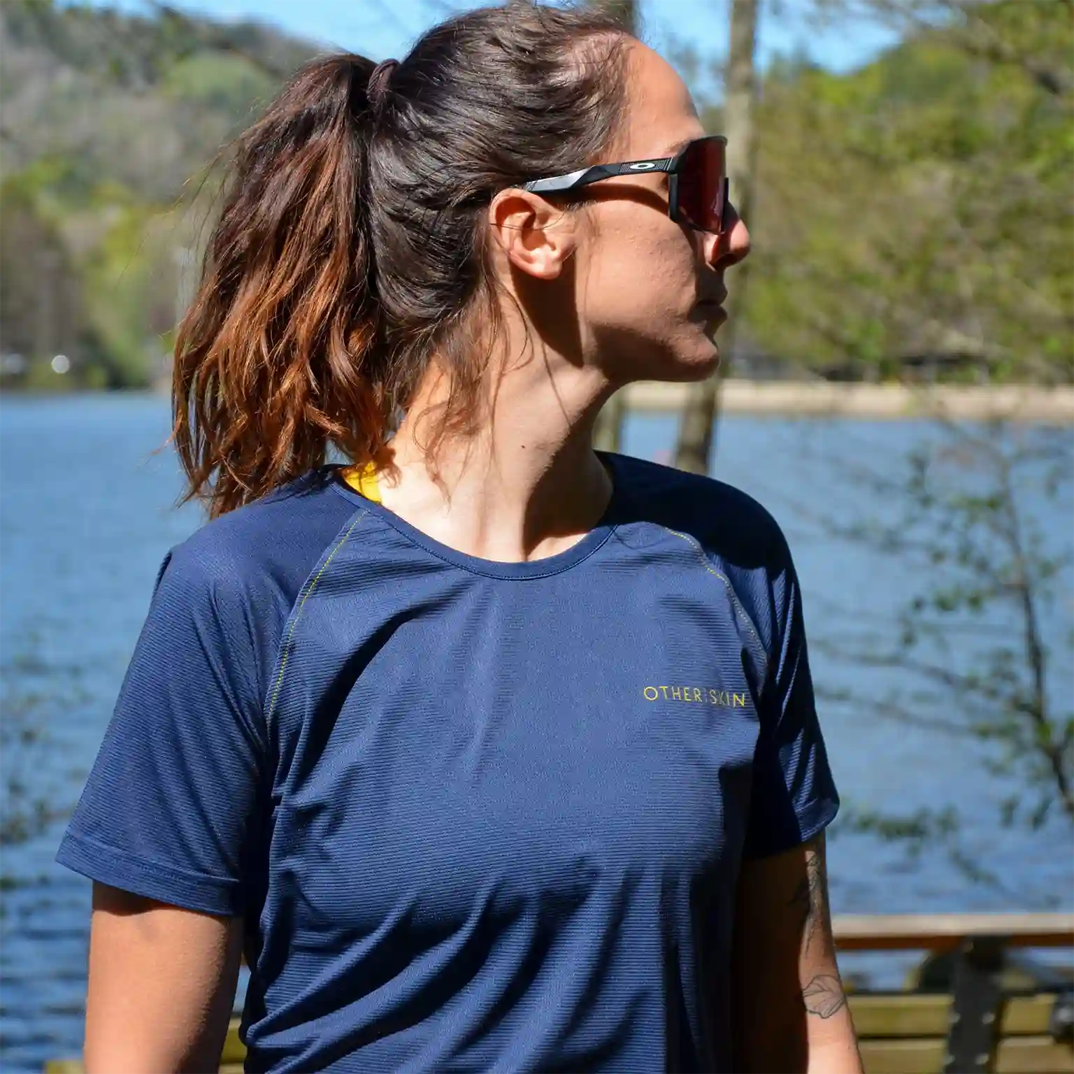 TEE-SHIRT MULTISPORT FEMME BLEU